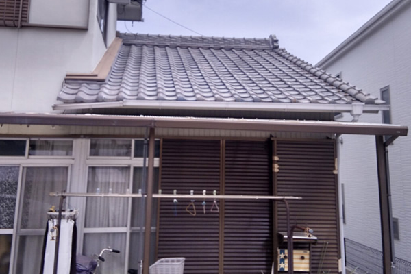 雨樋の交換前