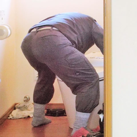 トイレの取り外し