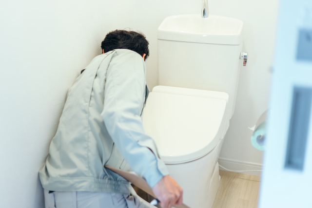 トイレの異常をチェック