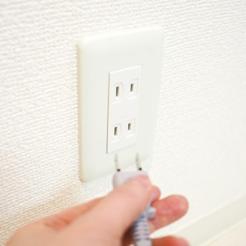 電源コンセントの確認